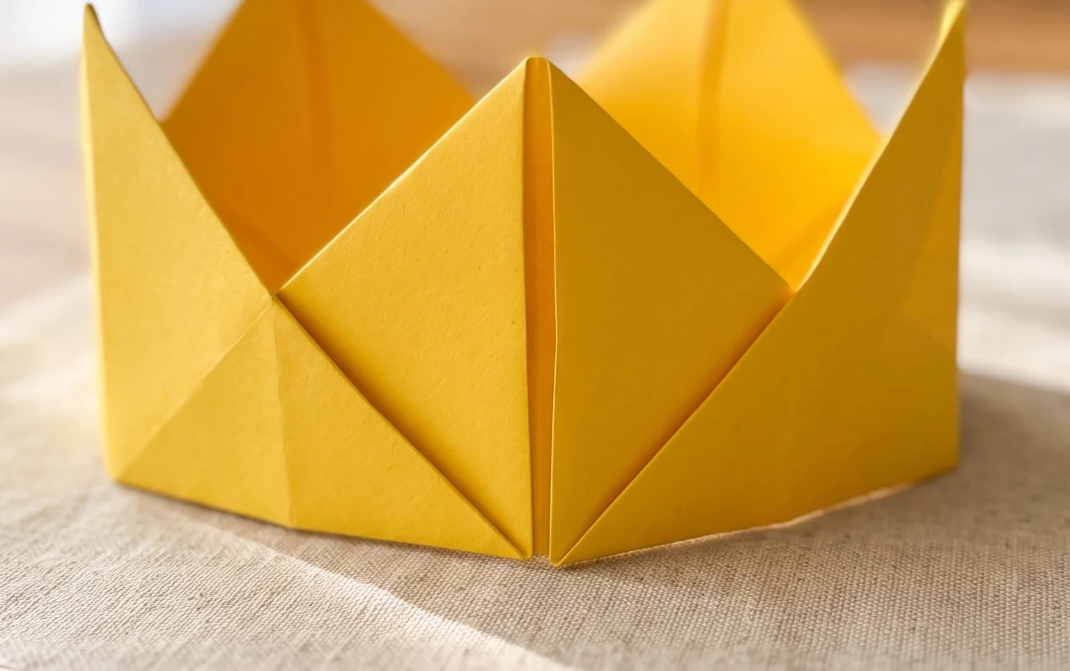 How to Make an Origami Crown with 6 Pieces of Paper
