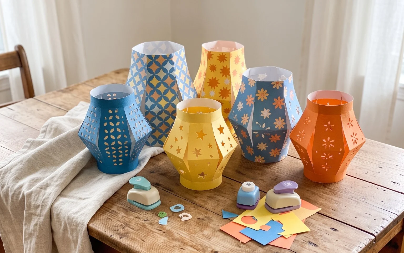 Easy Paper Lanterns: Kids Craft Step-by-Step