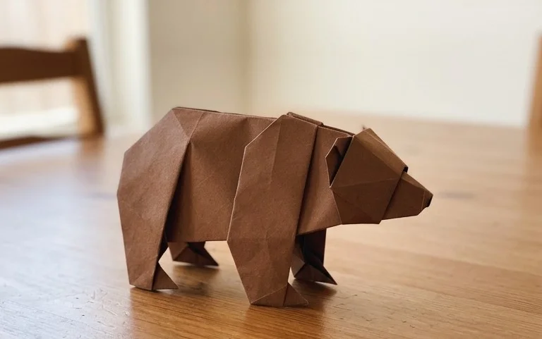 Easy Origami Bear: Step-by-Step Paper Craft